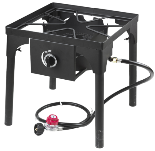 ZB-107: Outdoor High Pressure Propane Burner with Adjustable Square Stand