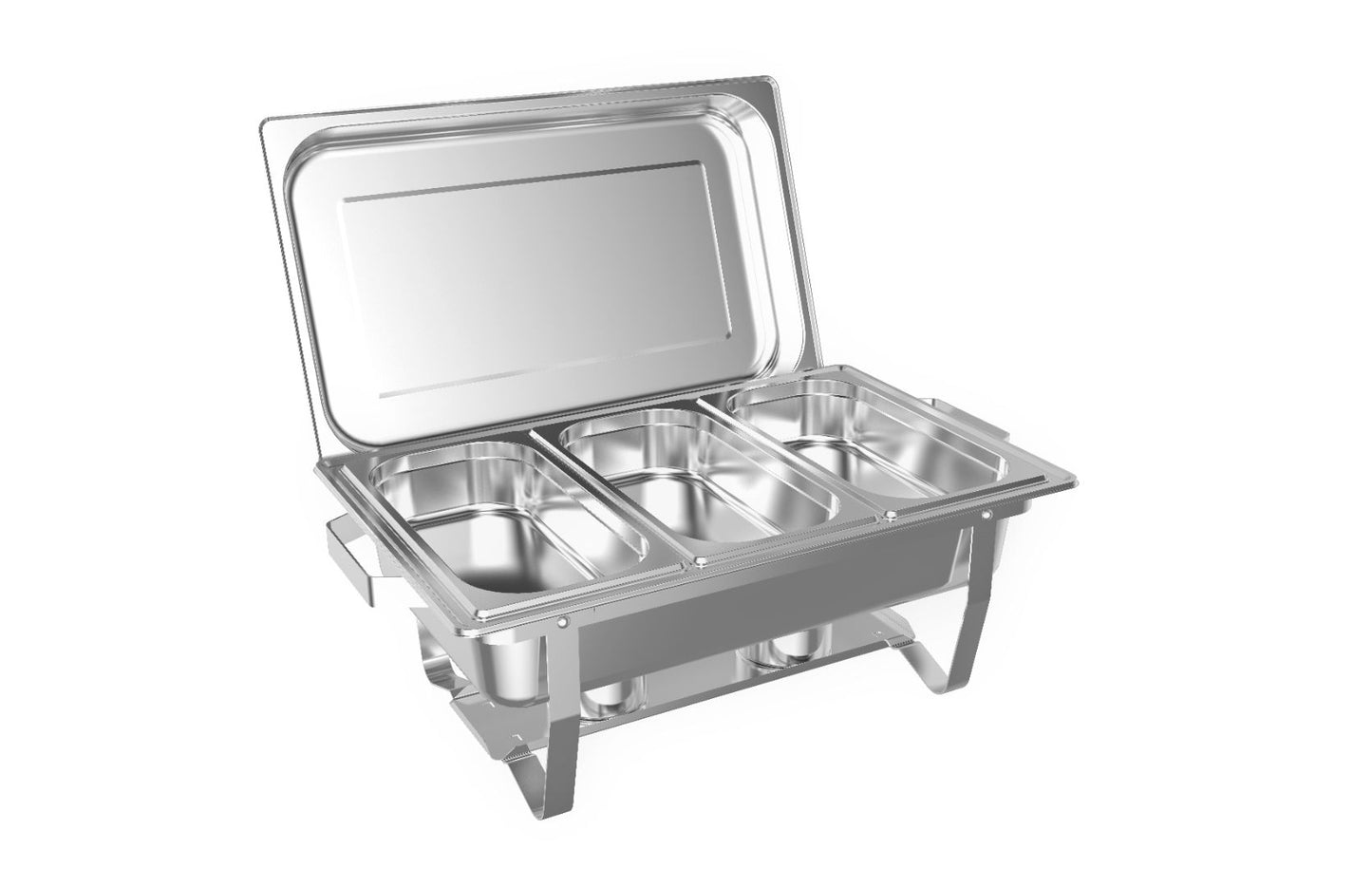 WHOLESALE ONLY: CFD-1, CFD-2, CFD-3: Stainless Steel Chafing Dish
