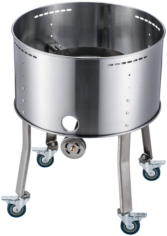 ZB-122: Outdoor Stainless Steel Large Burner with 4 Moveable Legs