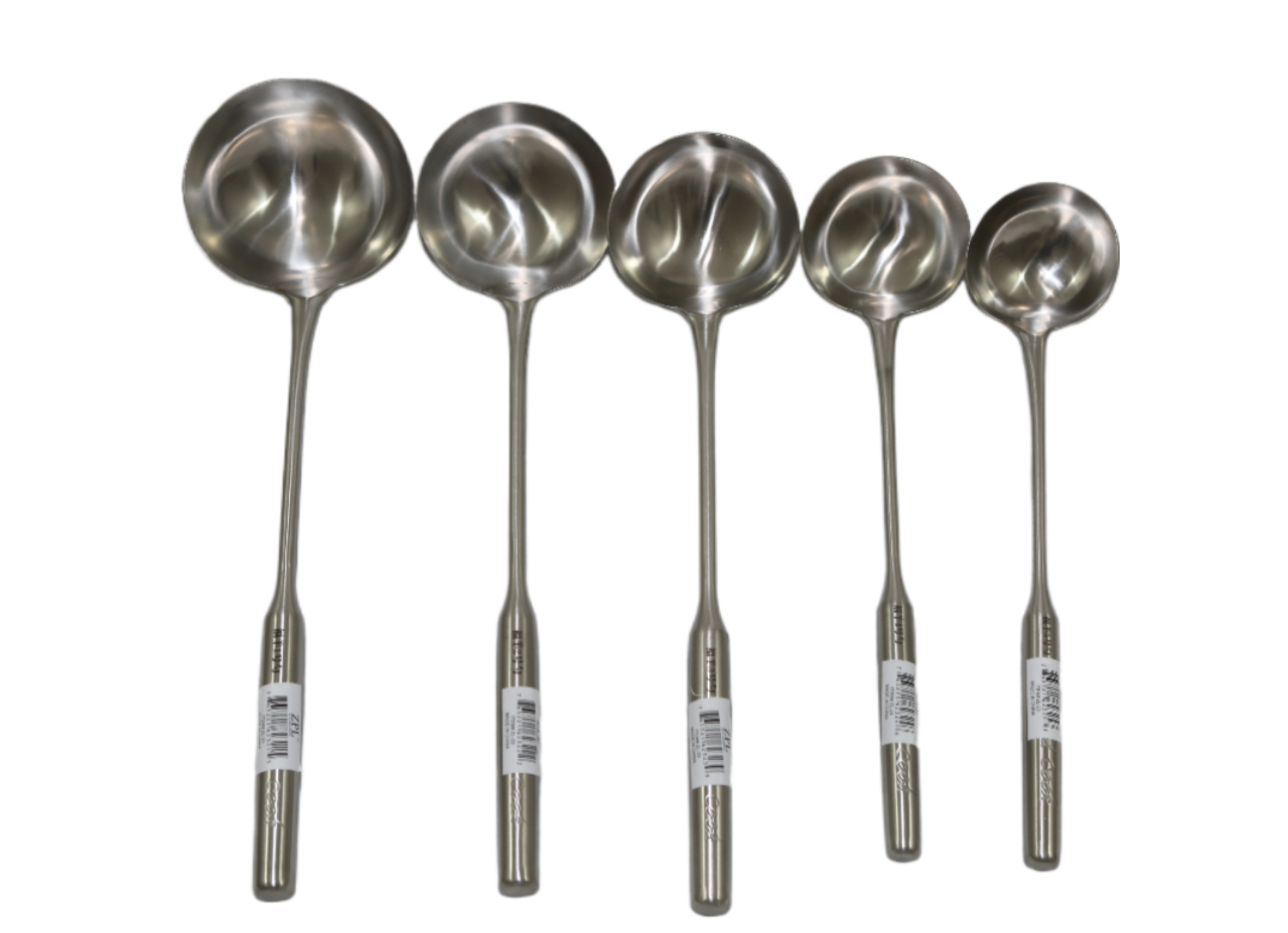 ZL-21, ZL-22, ZL-23, ZL-24, ZL-25: Stainless Steel Extra Large Ladle